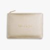 Katie Loxton Katie Loxton Mother Of The Bride Metallic Gold Perfect Pouch Online