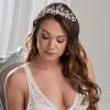 Arianna Arianna Glowing Pearl And Crystal Bridal Tiara Ar651 Hot