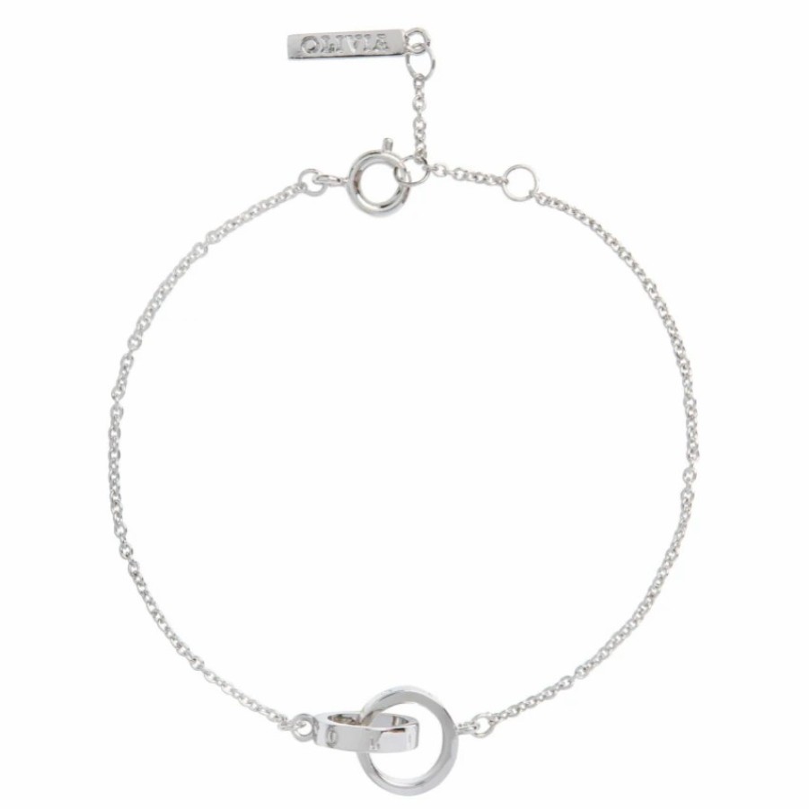 Olivia Burton Olivia Burton Classic Silver Interlink Dainty Chain Bracelet Online