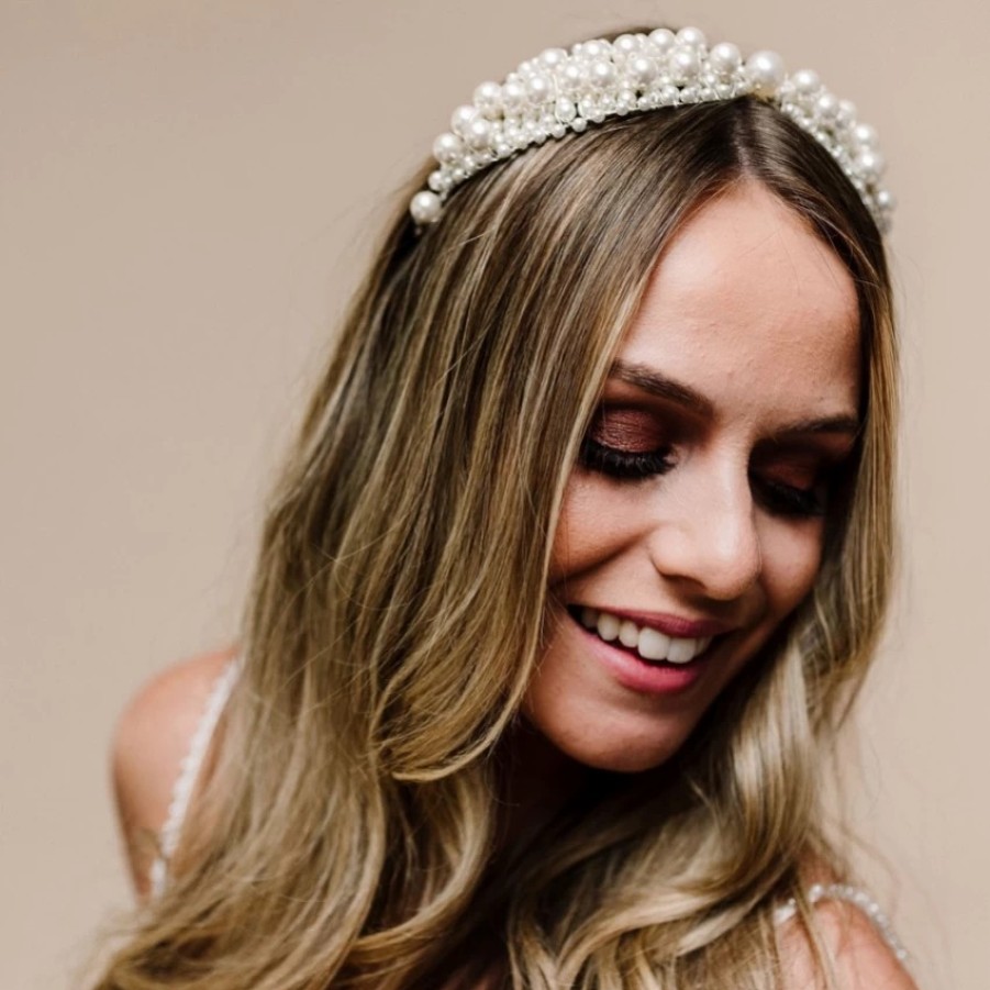 Arianna Arianna Spirit Pearl Embellished Wedding Headband Ar618 Wholesale