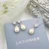 Lace & Favour Paloma Teardrop Pearl Bridal Jewellery Set Best