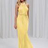 Lace & Favour Emily Rose Lemon Multiway Bridesmaid Dress (One Size) New