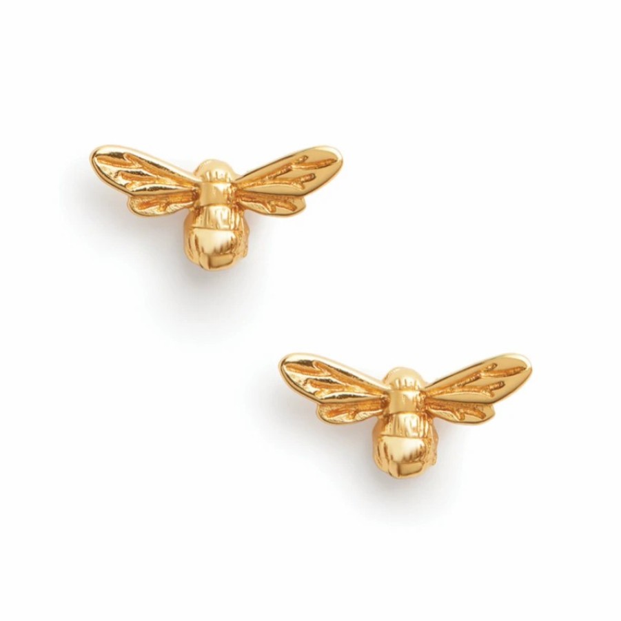 Olivia Burton Olivia Burton Gold Bee Stud Earrings Online