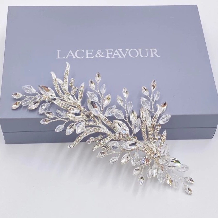 Twilight Designs Audrey Vintage Inspired Crystal And Diamante Hair Clip Clearance