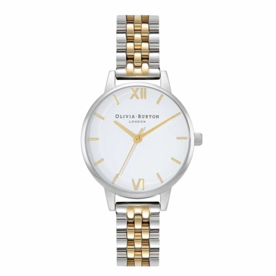 Olivia Burton Olivia Burton Classic 30Mm Gold And Silver Bracelet Watch Online