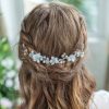 Arianna Arianna Floral Bridal Hair Vine On Comb Ar531 Best