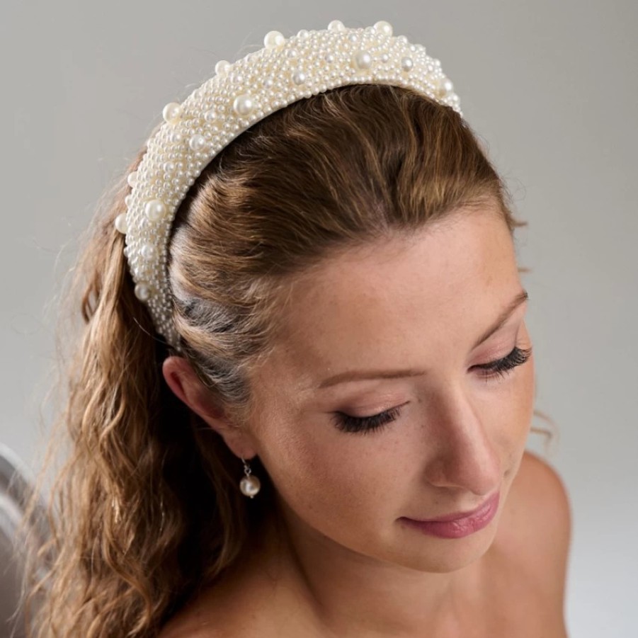 Arianna Arianna Pearl Embellished Bridal Headband Ar793 Best