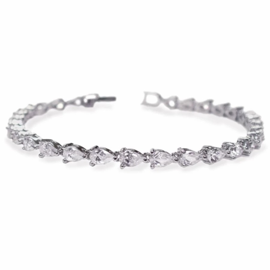 Ivory & Co Ivory And Co Manhattan Cubic Zirconia Wedding Bracelet Online