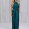 Lace & Favour Emily Rose Teal Multiway Bridesmaid Dress (One Size) New