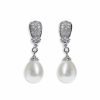 Ivory & Co Ivory And Co Serrano Pearl Drop Wedding Earrings Clearance