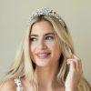 Ivory & Co Ivory And Co Embrace Silver Crystal And Freshwater Pearl Tiara New