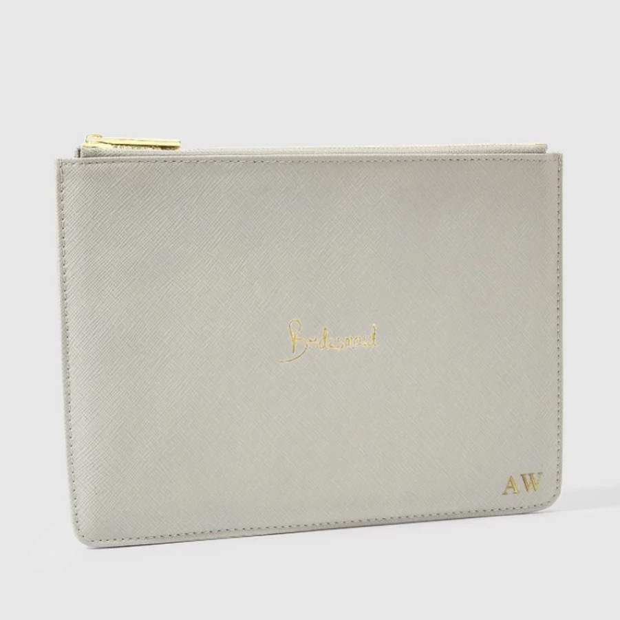 Katie Loxton Katie Loxton Bridesmaid Dove Grey Perfect Pouch Best