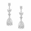 Lace & Favour Lilibeth Cubic Zirconia Drop Earrings Clearance