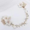 Sass B Sassb Anais Chic Bohemian Floral Bridal Headpiece (Gold) Hot