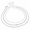 Olivia Burton Olivia Burton Illusion Silver Stacking Necklace Set Wholesale