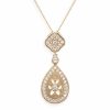 Ivory & Co Ivory And Co Moonstruck Gold Crystal Pendant Necklace Online