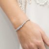 Ivory & Co Ivory And Co Marseille Silver Graduating Crystal Toggle Bracelet Online