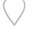 Ivory & Co Ivory And Co Lincoln Cubic Zirconia Wedding Necklace Hot