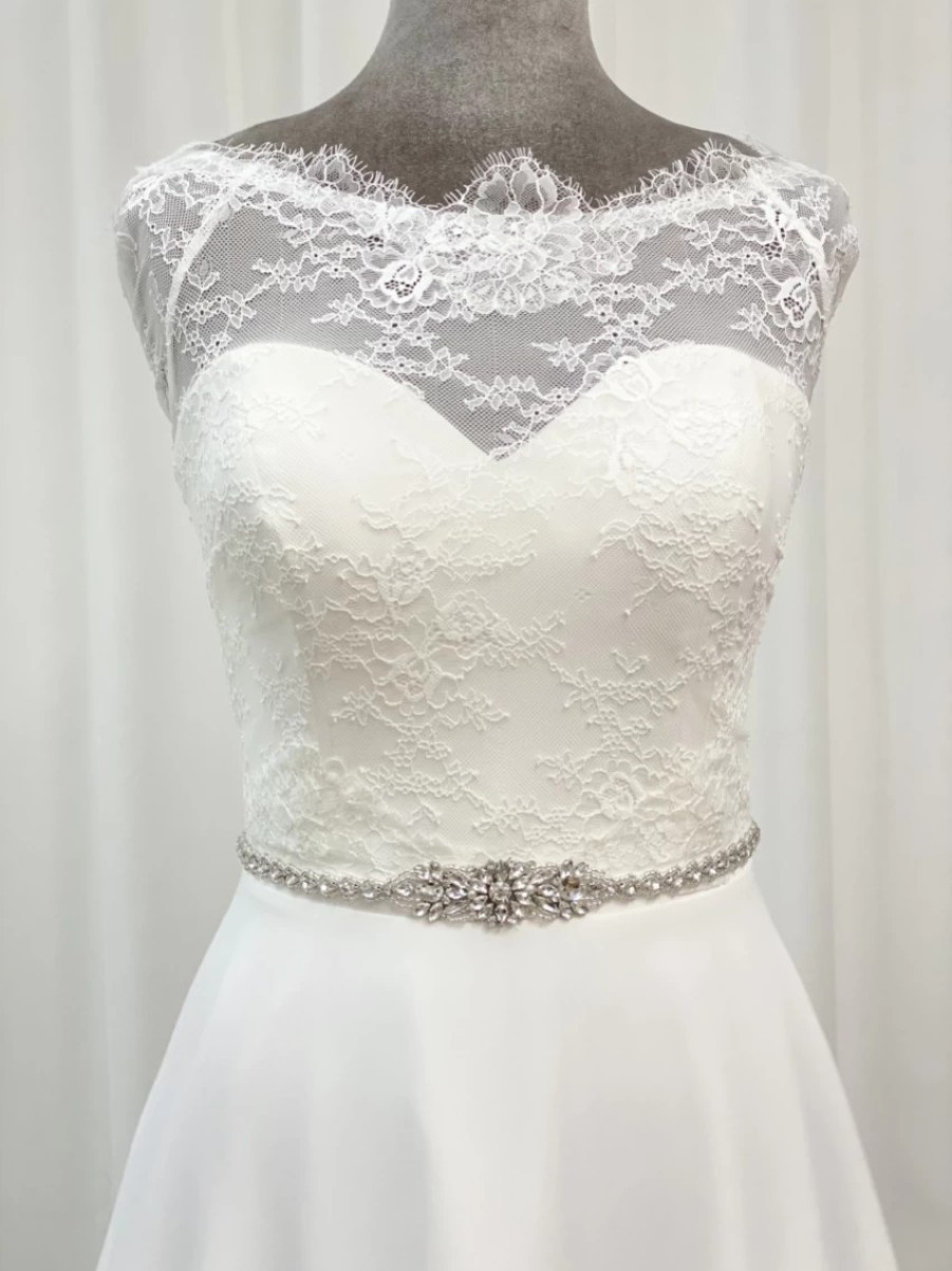 Perfect Bridal Perfect Bridal Georgia Crystal, Pearl And Rhinestone Bridal Belt Online