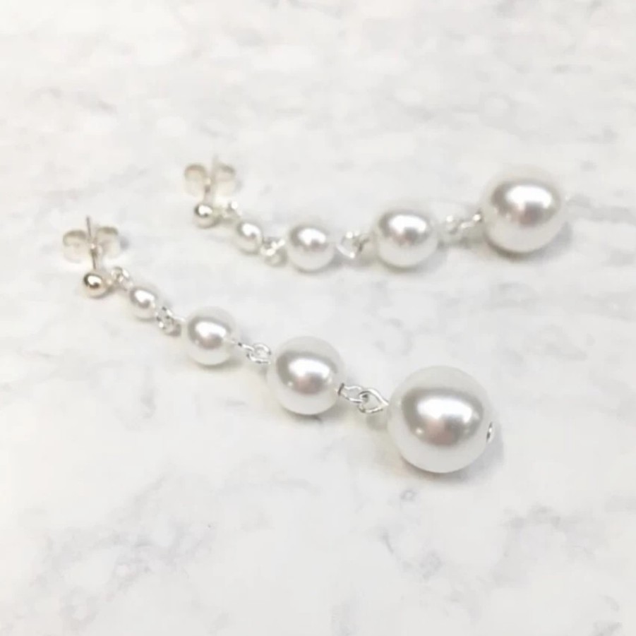 Arianna Arianna Purity Pearl Drop Earrings Are617 Online