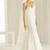 Bianco Evento Bianco Ivory Single Tier Satin Edge Cathedral Veil With Crystals S296 Hot