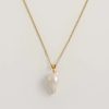 Freya Rose Freya Rose Large Baroque Pearl 22Ct Gold Pendant Necklace Best