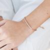 Ivory & Co Ivory And Co Tivoli Rose Gold Dainty Crystal Toggle Bracelet Wholesale