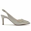 Rainbow Club Rainbow Club Bridgitte Ivory Satin Embellished Pointed Court Shoes Wholesale