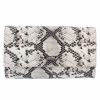 Capollini Capollini Ivory Snake Print Leather Clutch Bag Best