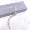 Lace & Favour Savoy Sparkly Cubic Zirconia Wedding Bracelet Best