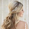 Arianna Arianna Kalani Floral Inspired Half Halo Headpiece Ar572 Best