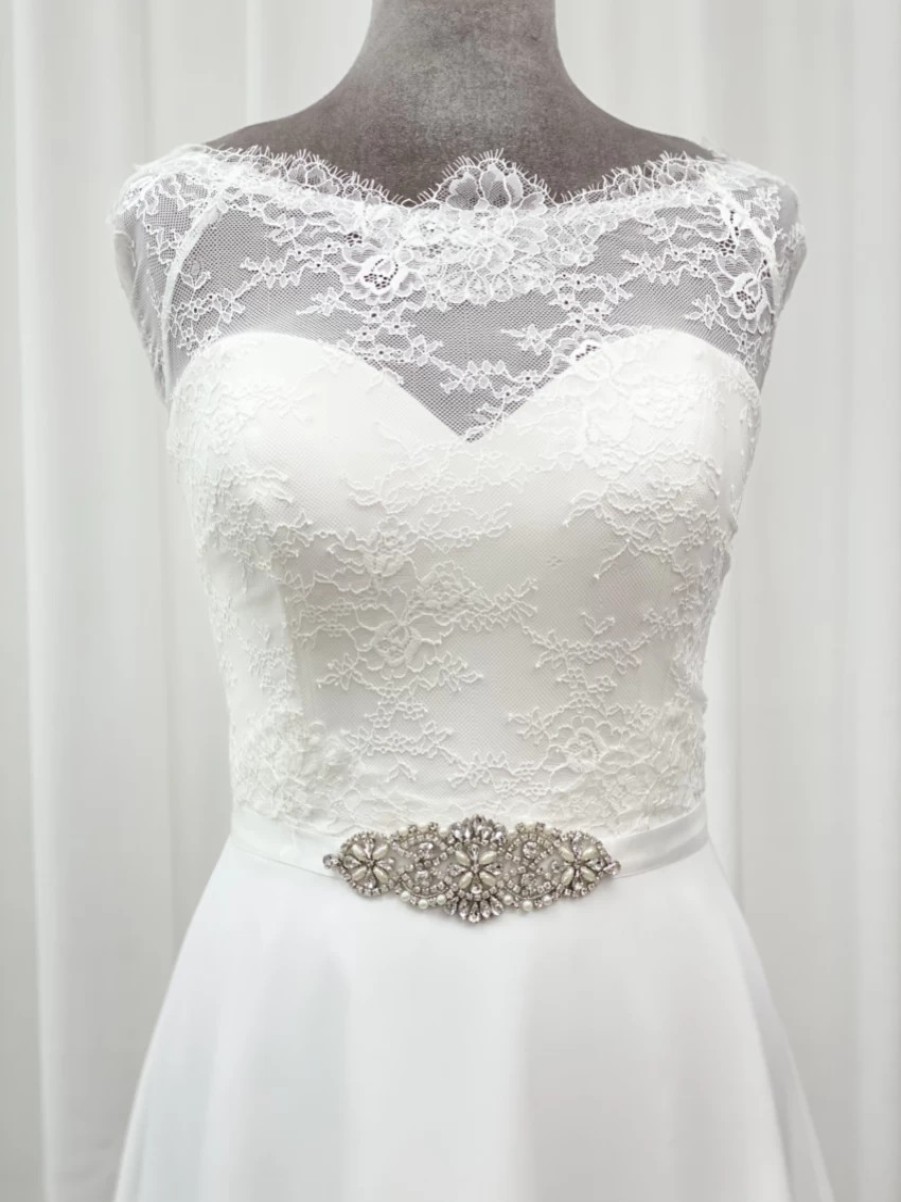 Perfect Bridal Perfect Bridal Antonia Crystal And Pearl Wedding Dress Belt Online