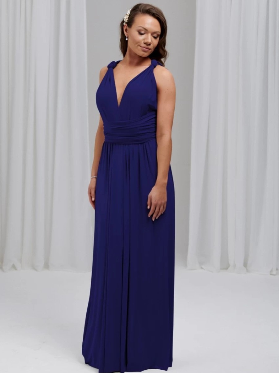 Lace & Favour Emily Rose Royal Blue Multiway Bridesmaid Dress (One Size) Wholesale