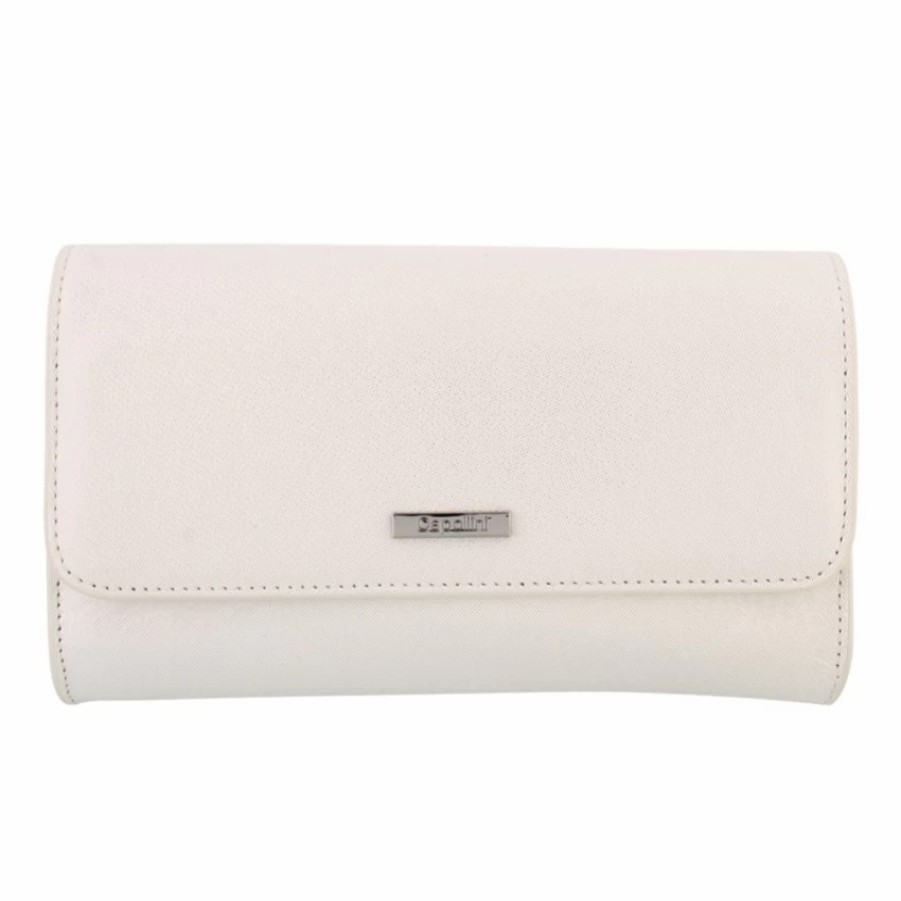 Capollini Capollini Cream Nubuck Leather Clutch Bag Best