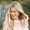 Ivory & Co Ivory And Co Moonshine Gold Pearl And Crystal Headband Wholesale