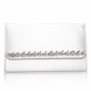 Perfect Bridal Perfect Bridal Yvette Dyeable Ivory Satin And Crystal Clutch Bag Wholesale