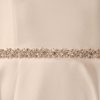 Bianco Evento Bianco Crystal Embellished Organza Wedding Dress Belt Clearance