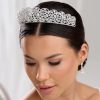 Lace & Favour Buckingham Regal Cubic Zirconia Bridal Tiara Hot