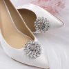 Lace & Favour Sunbeam Sparkly Crystal Shoe Clips Clearance