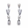 Ivory & Co Ivory And Co Belgravia Pearl And Crystal Drop Wedding Earrings Clearance