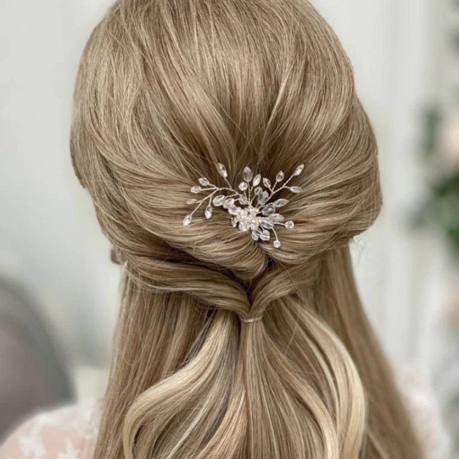 Twilight Designs Hera Crystal And Diamante Wedding Hair Pin Wholesale