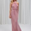 Lace & Favour Emily Rose Dusty Rose Multiway Bridesmaid Dress (One Size) Best