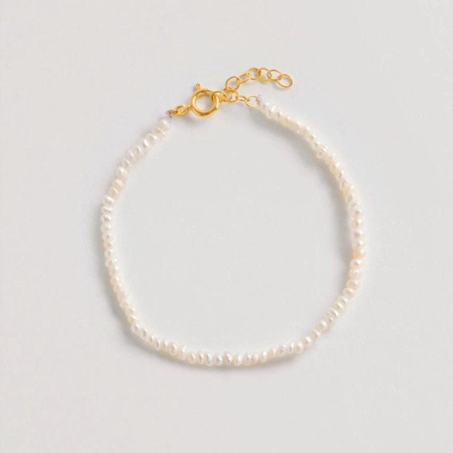 Freya Rose Freya Rose Dainty Seed Pearl Bracelet New