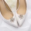 Lace & Favour Precious Gold Crystal Shoe Clips Wholesale