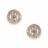 Ivory & Co Ivory And Co Balmoral Gold Crystal Stud Earrings Clearance