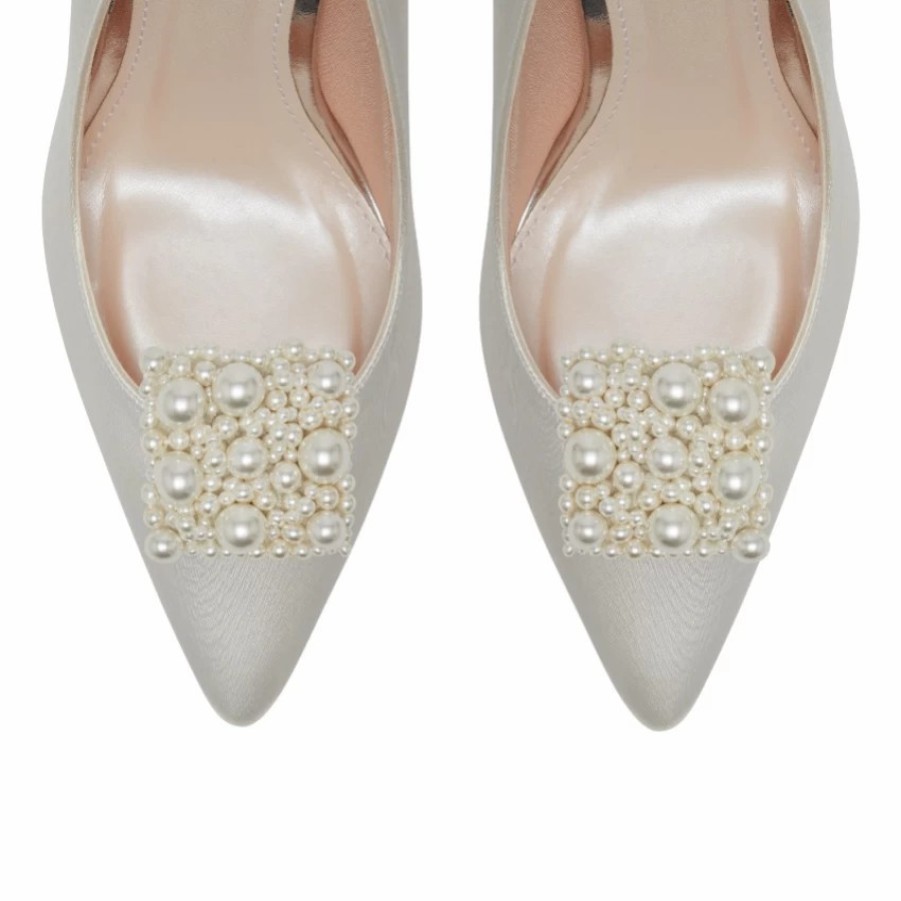 Rainbow Club Rainbow Club Camille Square Pearl Embellished Shoe Clips Clearance