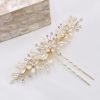 Twilight Designs Jen Gold Flowers And Leaves Hair Pin Wholesale