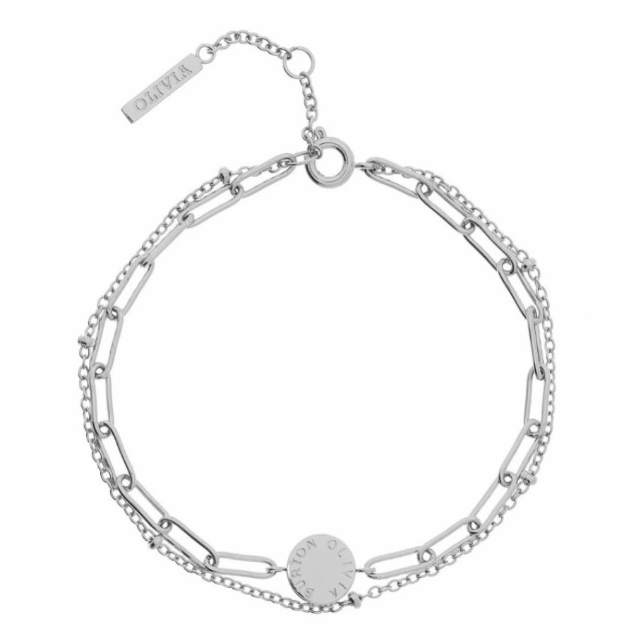 Olivia Burton Olivia Burton Illusion Silver Stacking Bracelet Best