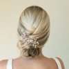 Ivory & Co Ivory And Co Golden Shimmer Dainty Crystal And Pearl Hair Comb New