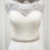 Beads & Beyond Wentworth Vintage Inspired Crystal And Feather Bridal Belt Wholesale